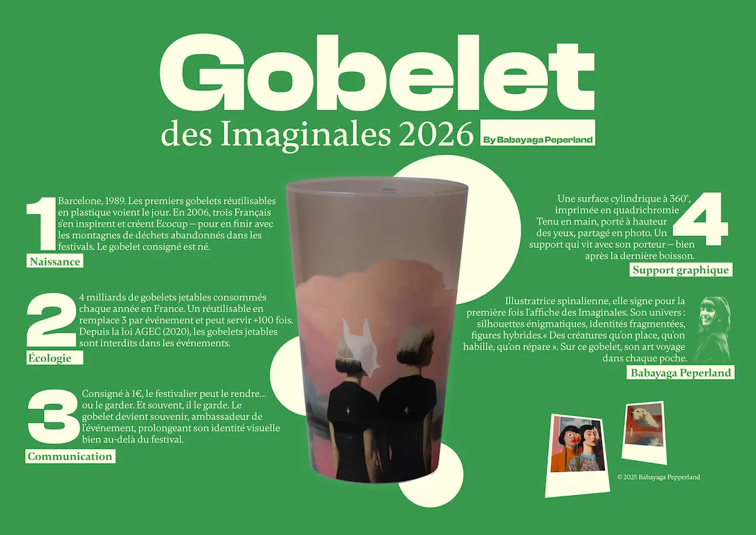 infographie gobelet des Imaginales